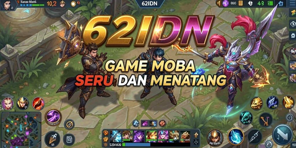 Gameplay seru dan menantang di 62IDN