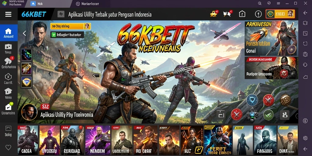 Screenshot gameplay 66KBET menampilkan antarmuka yang bersih dan fungsional.