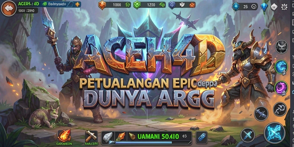 Tampilan gameplay ARPG yang menegangkan dan penuh aksi.
