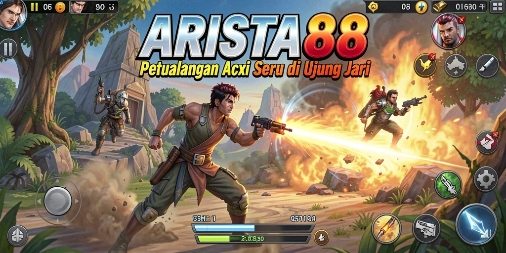 Tampilan gameplay <strong>ARISTA88</strong> yang menegangkan dan seru.