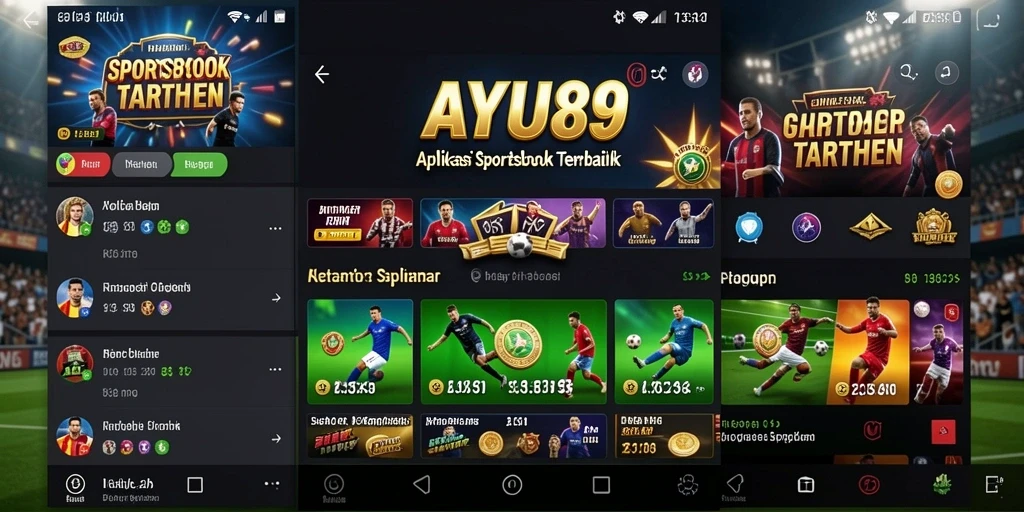 Tampilan menarik pada AYU89 dengan fitur taruhan olahraga.