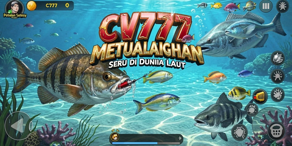 Gameplay seru CV777 dengan pengalaman memancing yang mendebarkan.