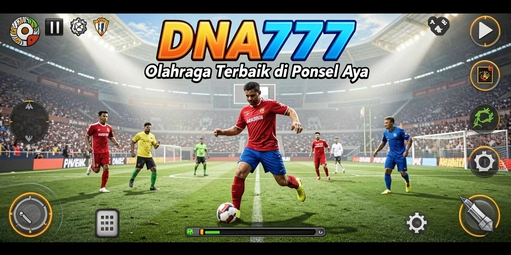 Tampilan gameplay <strong>DNA777</strong> yang menegangkan dengan aksi olahraga nyata.