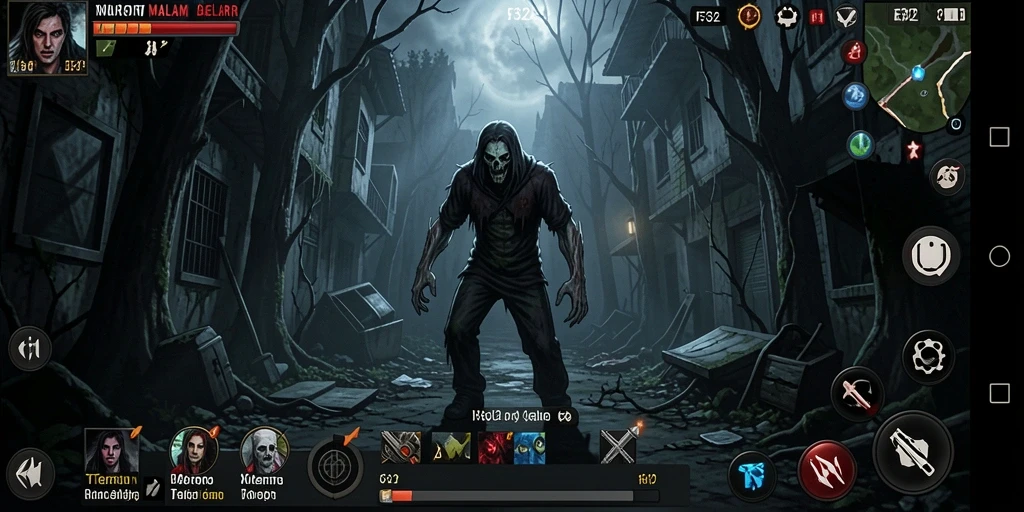 Gameplay menegangkan di dunia kelam F32.