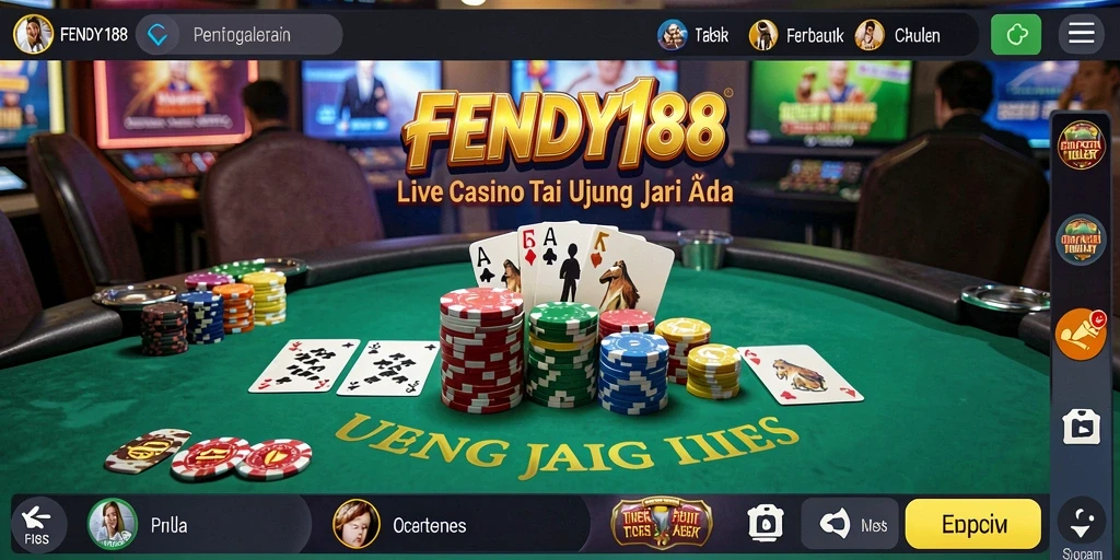 Tampilan gameplay Live Casino yang menarik dan interaktif di FENDY188.