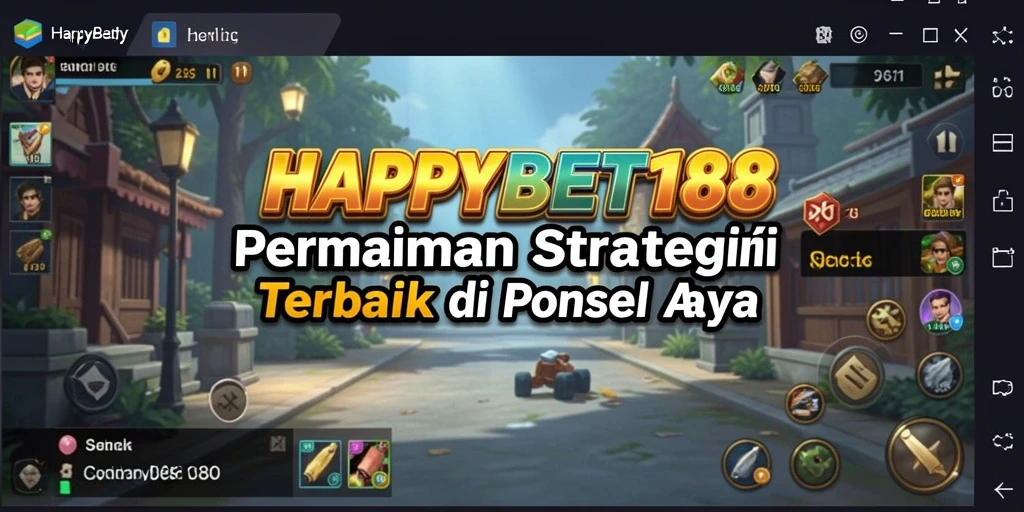 Tampilan gameplay strategis yang seru dalam HAPPYBET188.