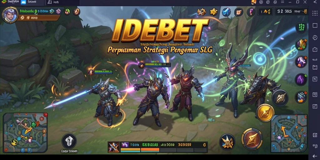 Tampilan gameplay strategis di IDEBET yang menegangkan.