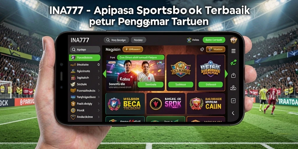 Screenshot INA777 menampilkan tampilan menarik dari taruhan olahraga secara langsung.