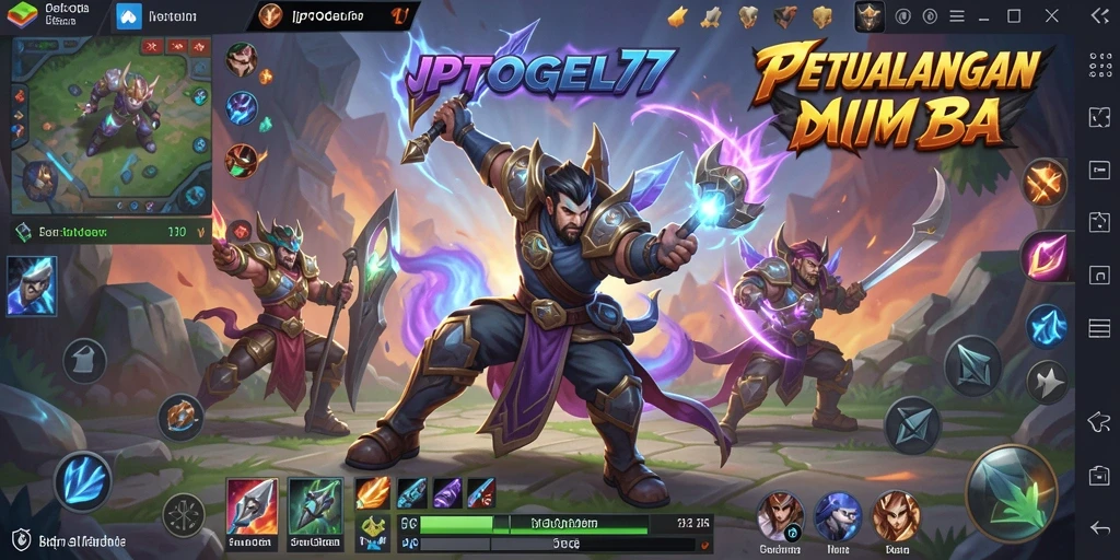 Screenshot gameplay JPTOGEL77 yang menunjukkan pertempuran seru dan strategi tim.
