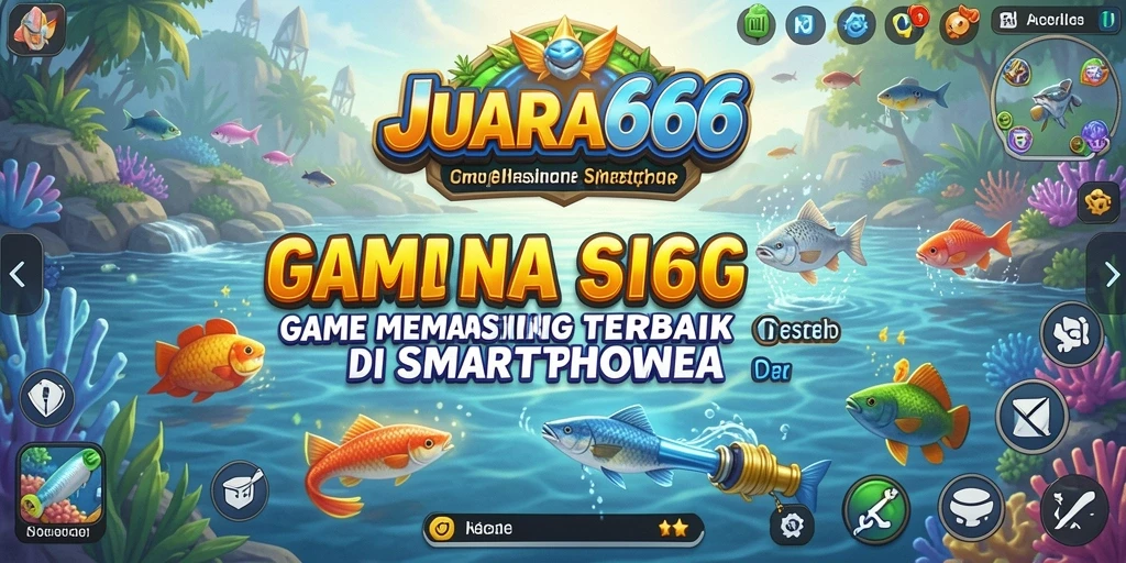 Screenshot JUARA666 menampilkan aksi memancing yang seru dengan grafis menarik.