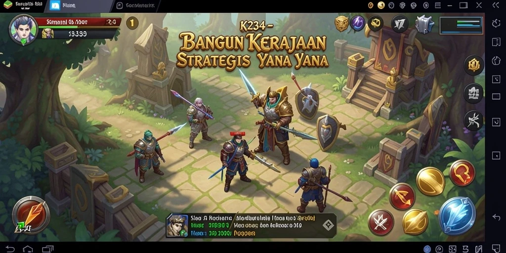 Tampilan gameplay K234 yang menarik dan mendalam di dunia SLG.