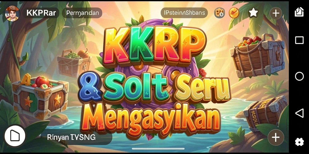 Tampilan permainan Slot KKRP dengan grafik yang menarik.