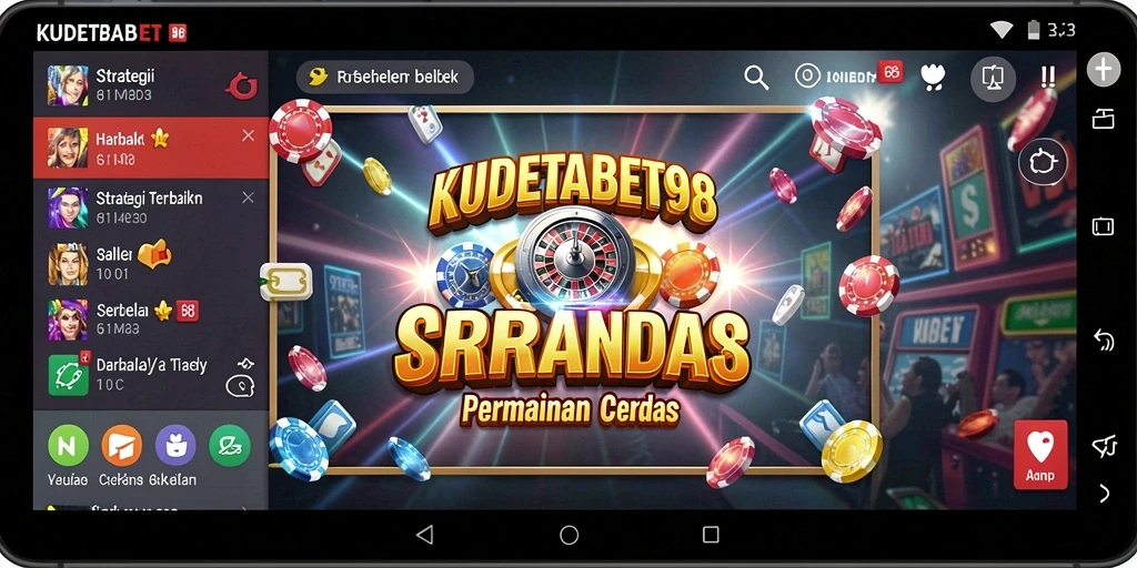 Tampilan menarik dan mendebarkan dari gameplay KUDETABET98.