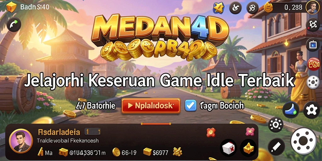 Tampilan menarik dari gameplay MEDAN4D yang santai dan menyenangkan.