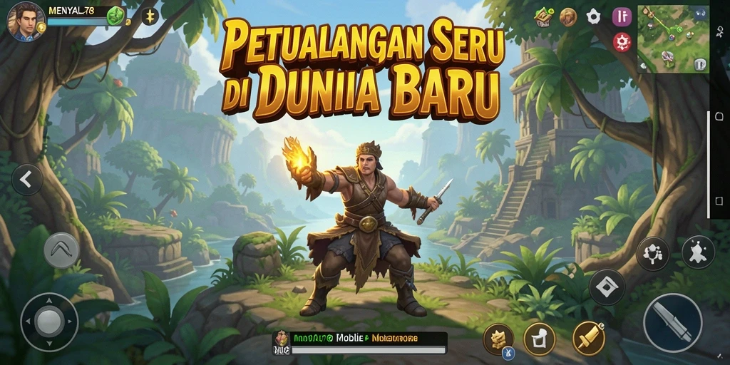 Gameplay seru di dunia petualangan MENYALA78.