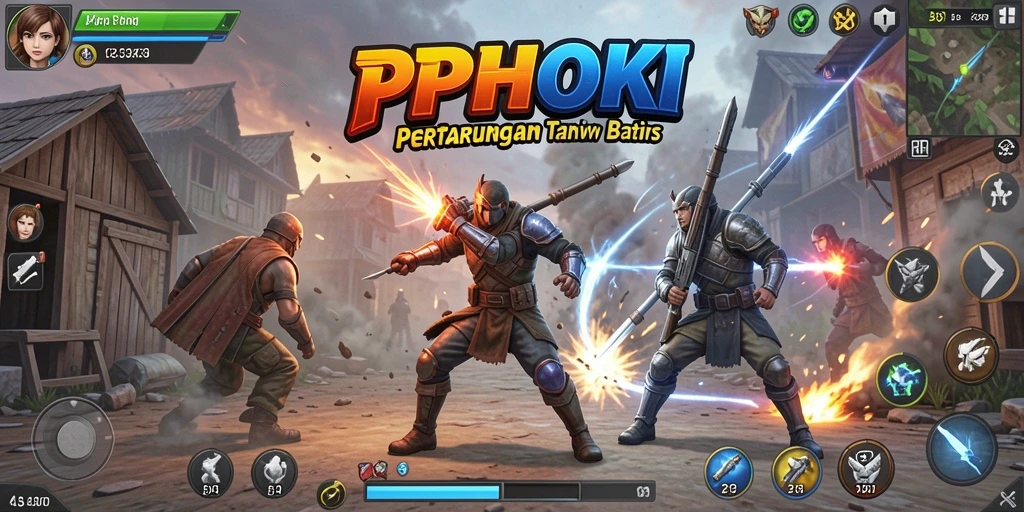 Tampilan memukau dari gameplay PPHOKI saat bertarung.