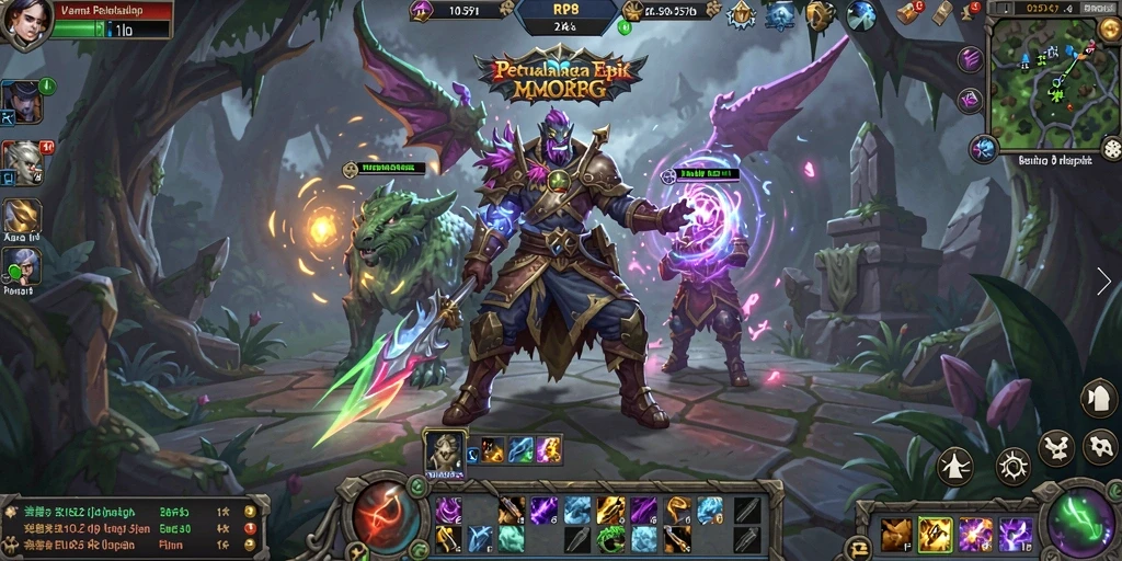 Tampilan gameplay RP8 yang menakjubkan dengan pertarungan seru dan grafis indah.