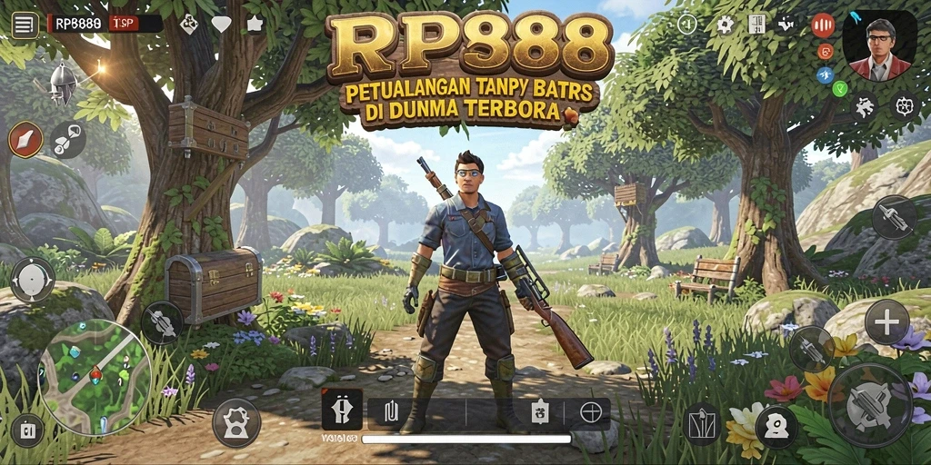 Tampilan menakjubkan dari gameplay Open World di RP888.