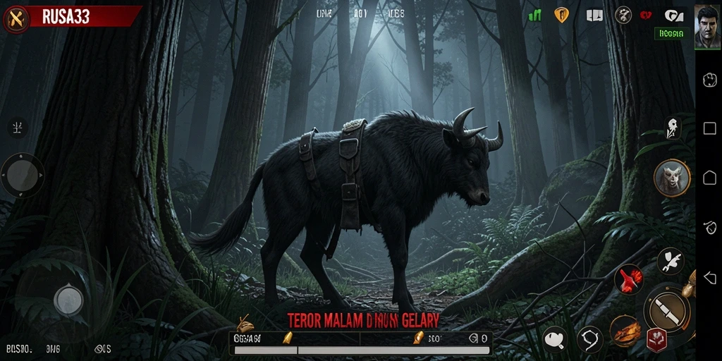 Tampilkan gameplay menegangkan RUSA33 dengan suasana Horror yang mencekam.