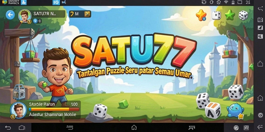 Tampilan gameplay SATU77 yang menantang dan menyenangkan.