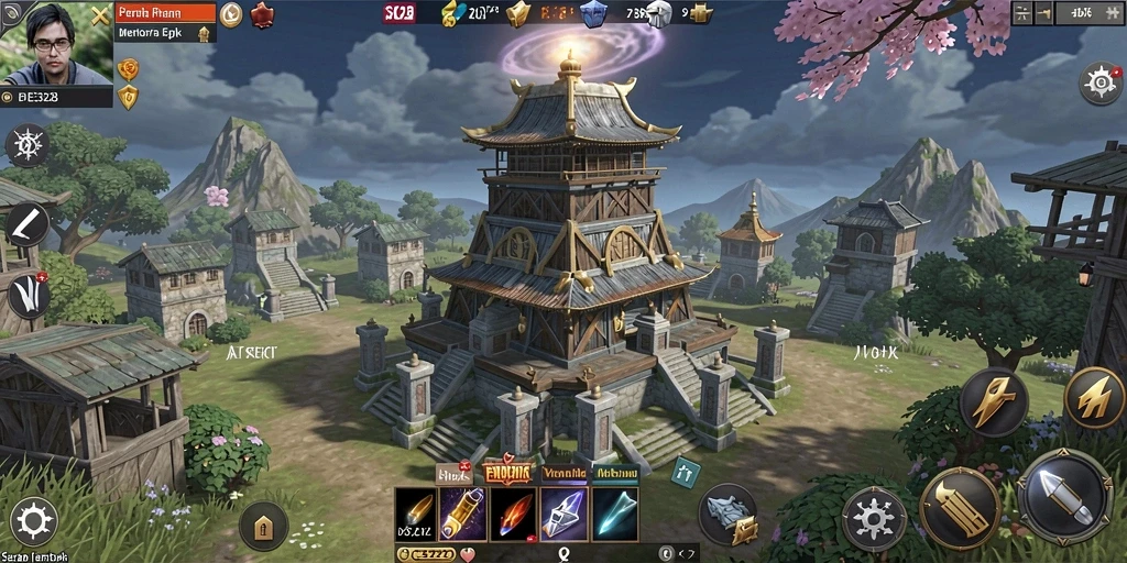 Gameplay SE328 menampilkan strategi mendalam dalam Tower Defense.
