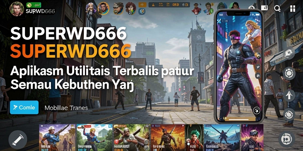 Tampilan antarmuka aplikasi SUPERWD666 yang intuitif dan mudah digunakan.