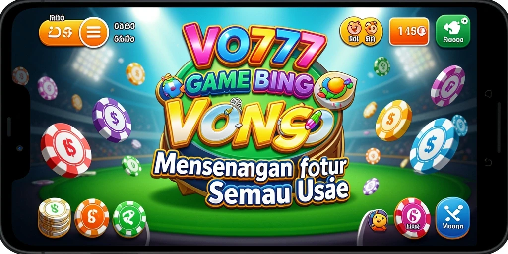 Tangkapan layar VO777 menampilkan gameplay Bingo yang penuh warna dan menarik.